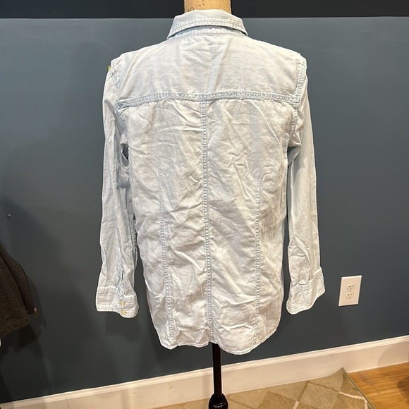 Talbots denim shirt size large women’s - Picture 5 of 7